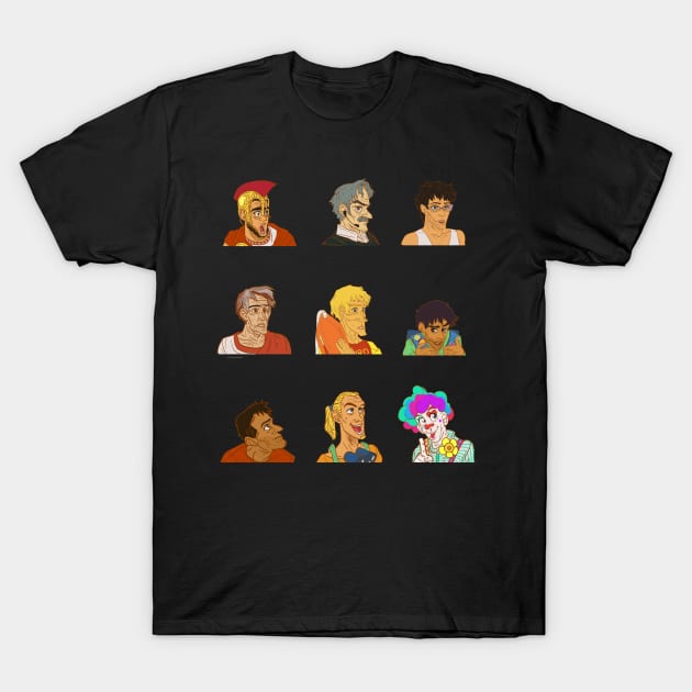 Long faced dudes T-Shirt by KO-of-the-self